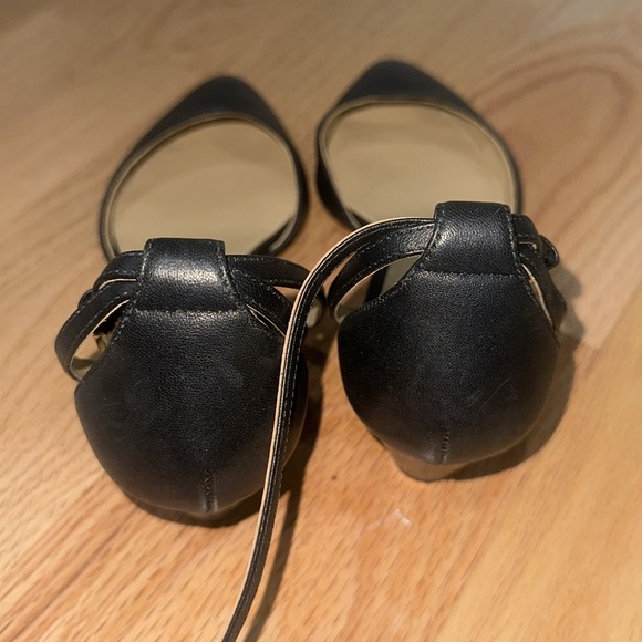 Talbots black genuine leather pointed mini women’s heels - Picture 5 of 9